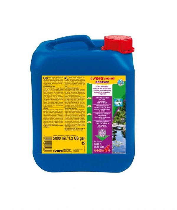 sera pond crystal previene crecimiento alga filamentosa elimina fosfato 500ml