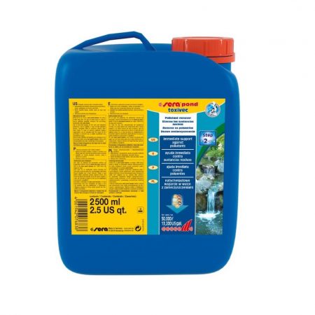 sera liquido toxivec elimina cloro amoniaco nitrito cobre plomo nitrato inmediato